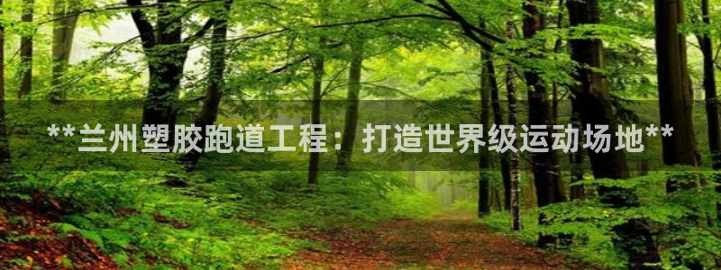 谈球吧官网在线入口手机版免费下载：**兰州塑胶跑道工程：打造世界级运动场地**