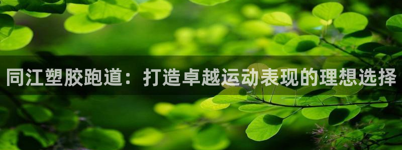 谈球吧与普通平台对比：同江塑胶跑道：打造卓越运动表现的理想选择