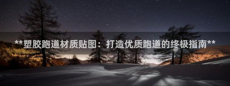 谈球吧网址：**塑胶跑道材质贴图：打造优质跑道的终极