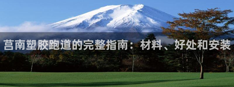 谈球吧体育app官网下载：莒南塑胶跑道的完整指南：材料、好处和安装