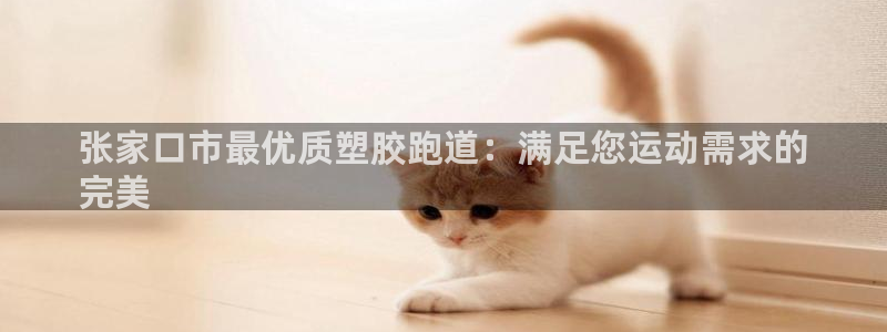 谈球吧：张家口市最优质塑胶跑道：满足您运动需求的
完美