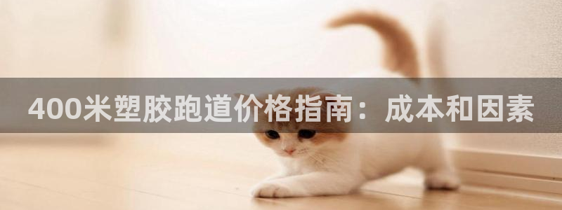 谈球吧APP入口：400米塑胶跑道价格指南：成本和因素