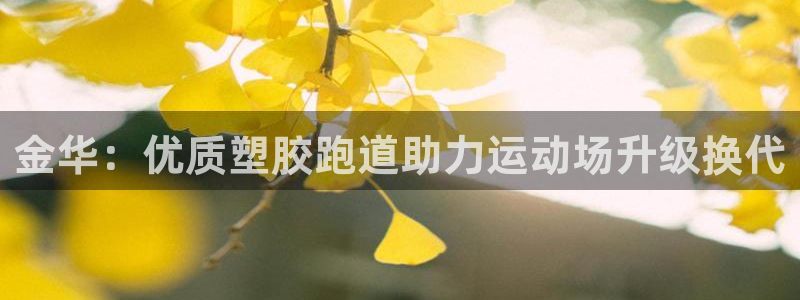 谈球吧娱乐app下载官网苹果手机：金华：优质塑胶跑道助力运动场升级换代