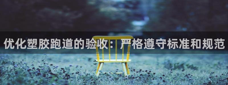 谈球吧在线登录免费观看：优化塑胶跑道的验收：严格遵守标准和规范