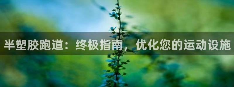 谈球吧电子：半塑胶跑道：终极指南，优化您的运动设施