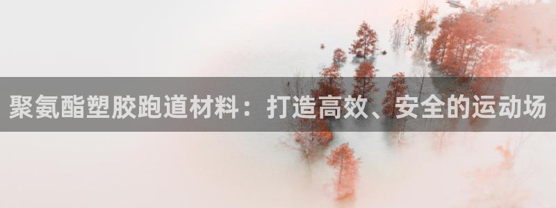 谈球吧言网入口：聚氨酯塑胶跑道材料：打造高效、安全的运动场