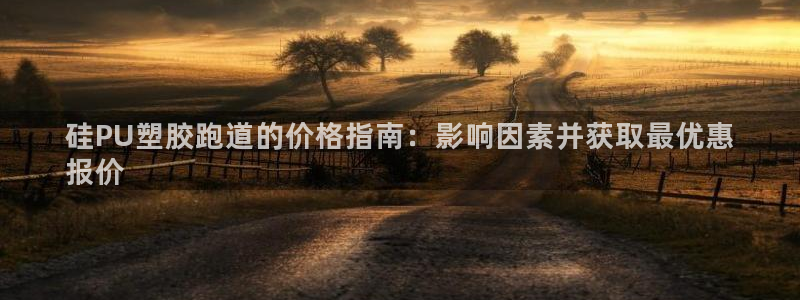谈球吧全站app下载：硅PU塑胶跑道的价格指南：影响