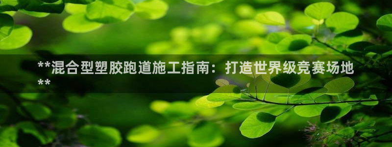 谈球吧娱乐app下载官网苹果手机：**混合型塑胶跑道